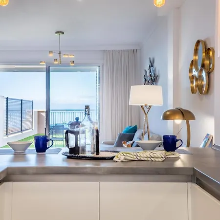 公寓 Home2book Sea View & Design Duplex Gigantes *